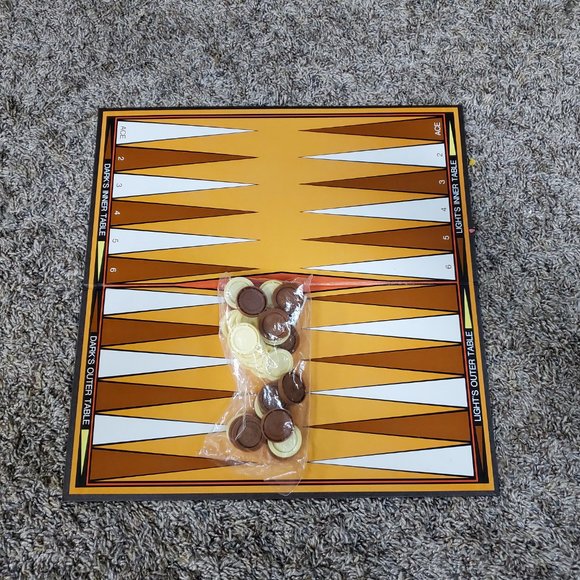 Board Game - Backgammon by Whitman - 1981 - Vintage - Missing Instructions - Picture 2 of 3